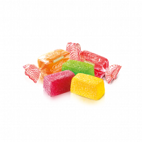 Roshen Yummi Gummi Rainbow Belts Jelly Candy 70g is not halal